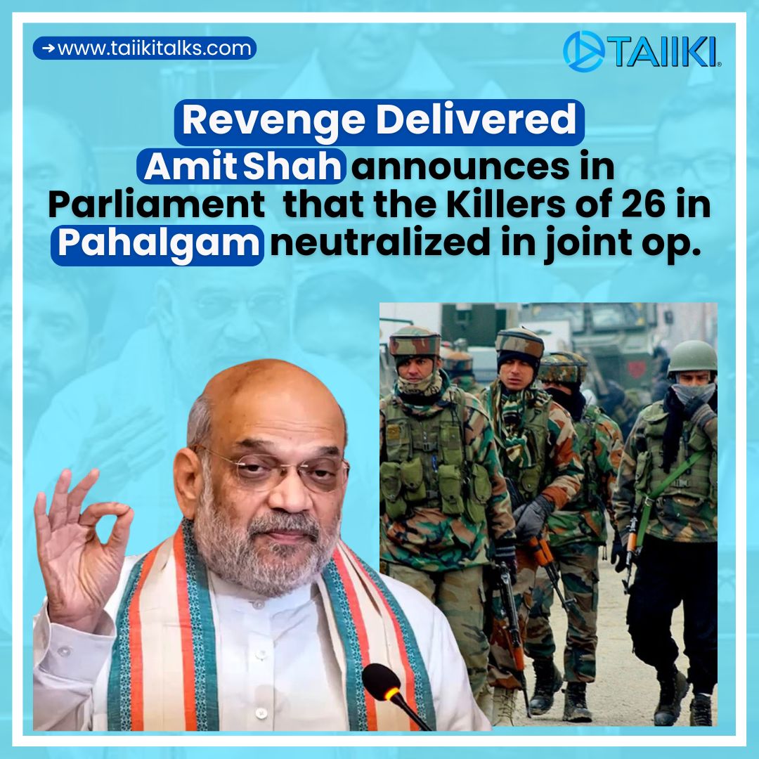 Operation Mahadev: India Executes Justice in Response to Pahalgam Terror Attack