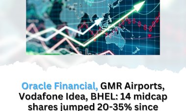 Oracle Financial, GMR Airports, Vodafone Idea, BHEL: 14 midcap shares jumped 20-35% since election outcome.