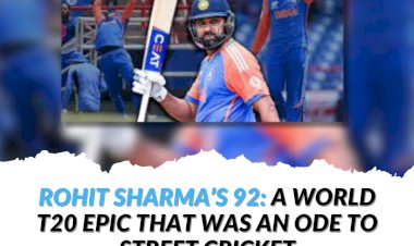 Rohit SharmaÔÇÖs 92: A World T20 epic that was an ode to street cricket