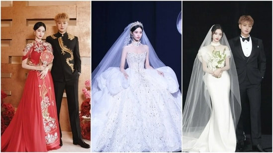 Xu Yi Yang’s 10 Stunning Wedding Gowns Leave Fans Mesmerized at Her Grand Celebration with Huang Zitao